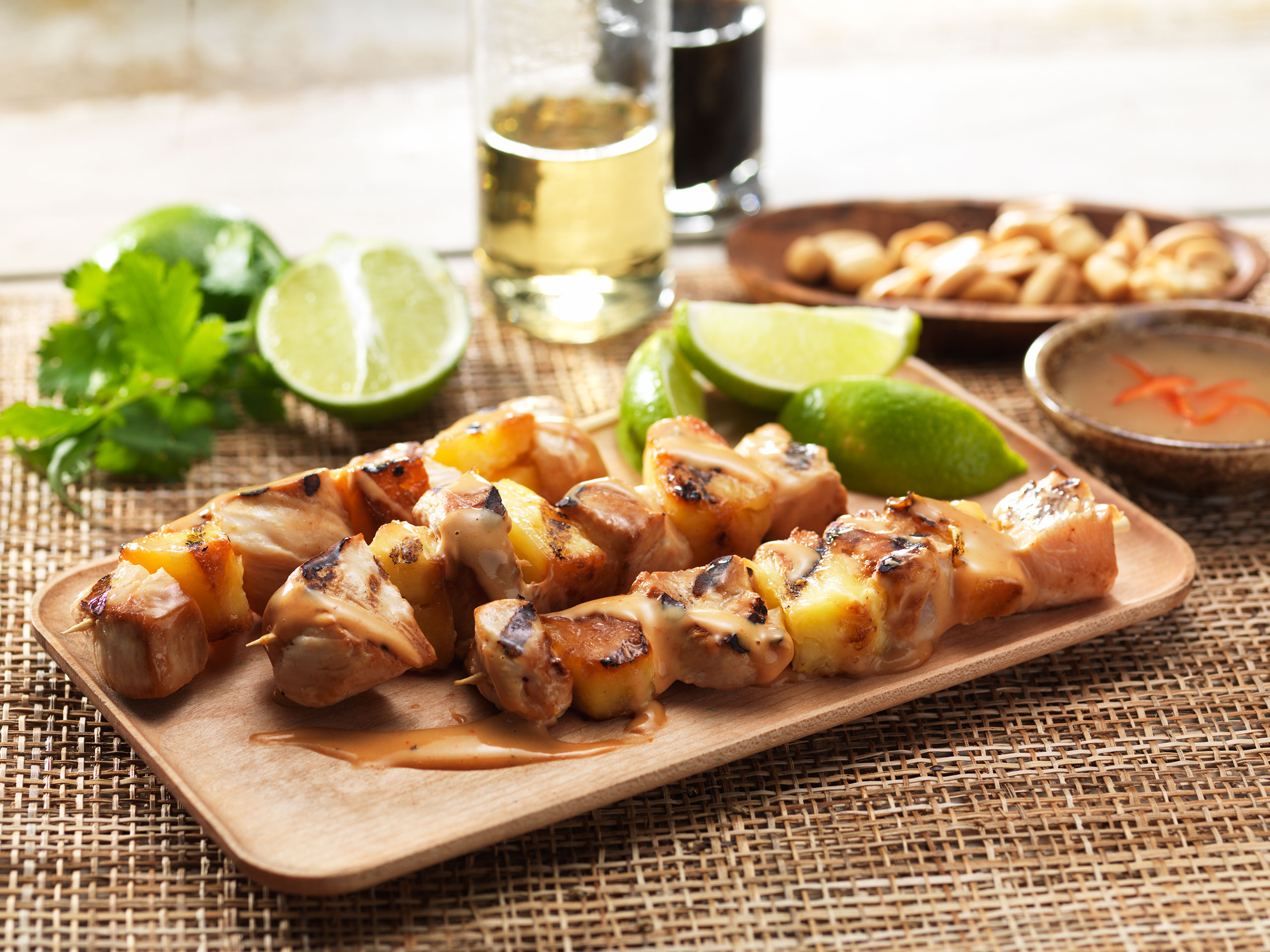 Thai Grilled Chicken Satay with Pineapple | Panera Bread