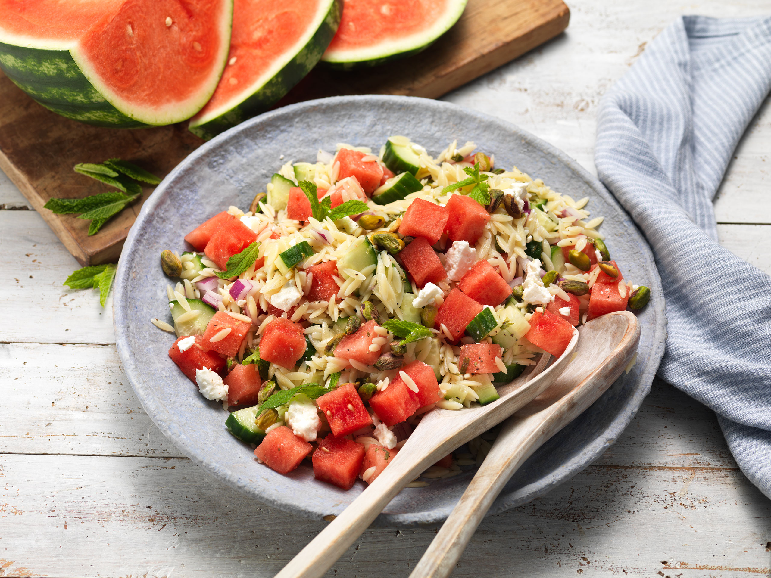 Mediterranean Watermelon Orzo Salad | Panera Bread