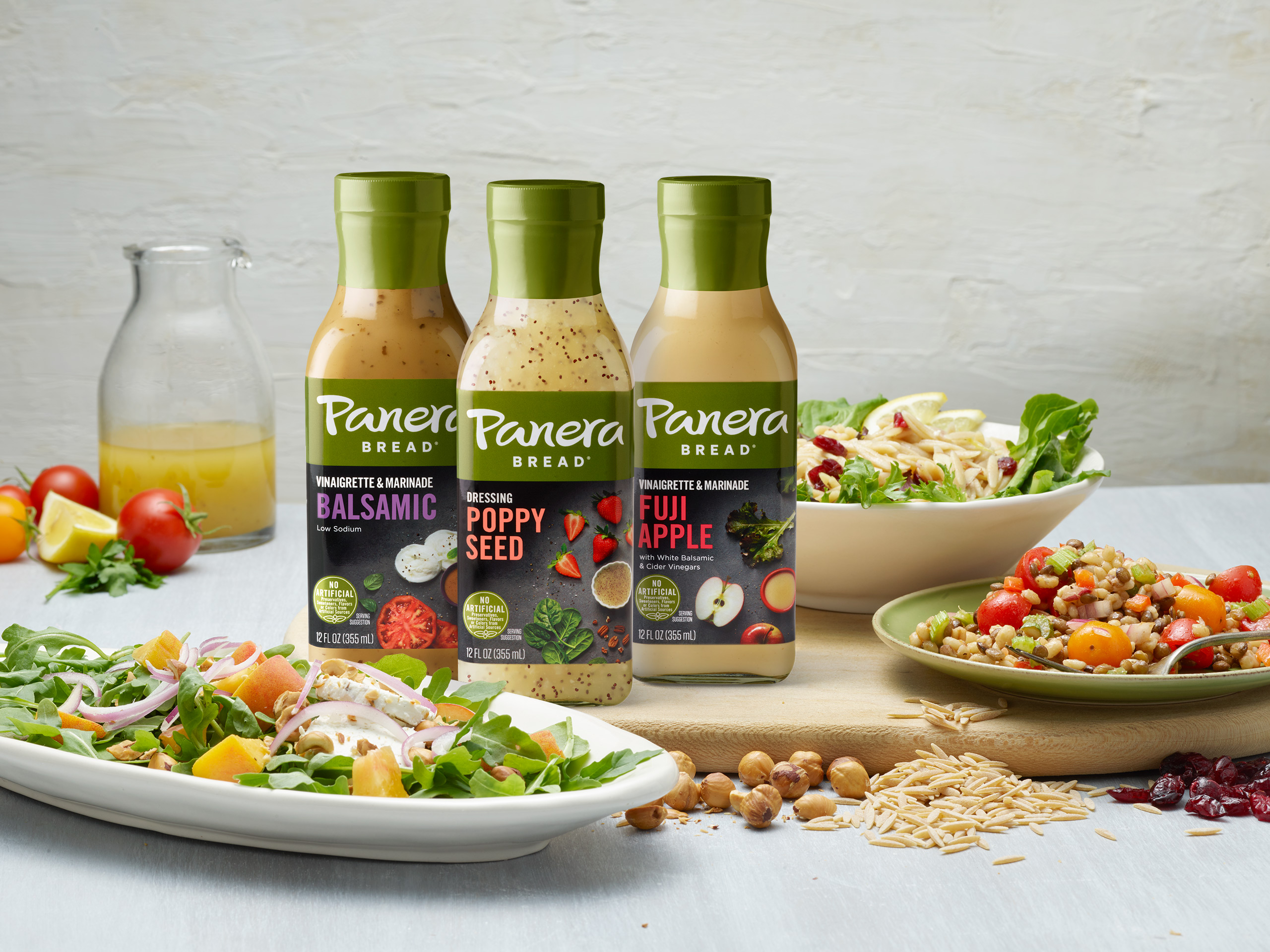 Panera Raspberry Dressing Three dressings. Infinite possibilities. | Panera Bread