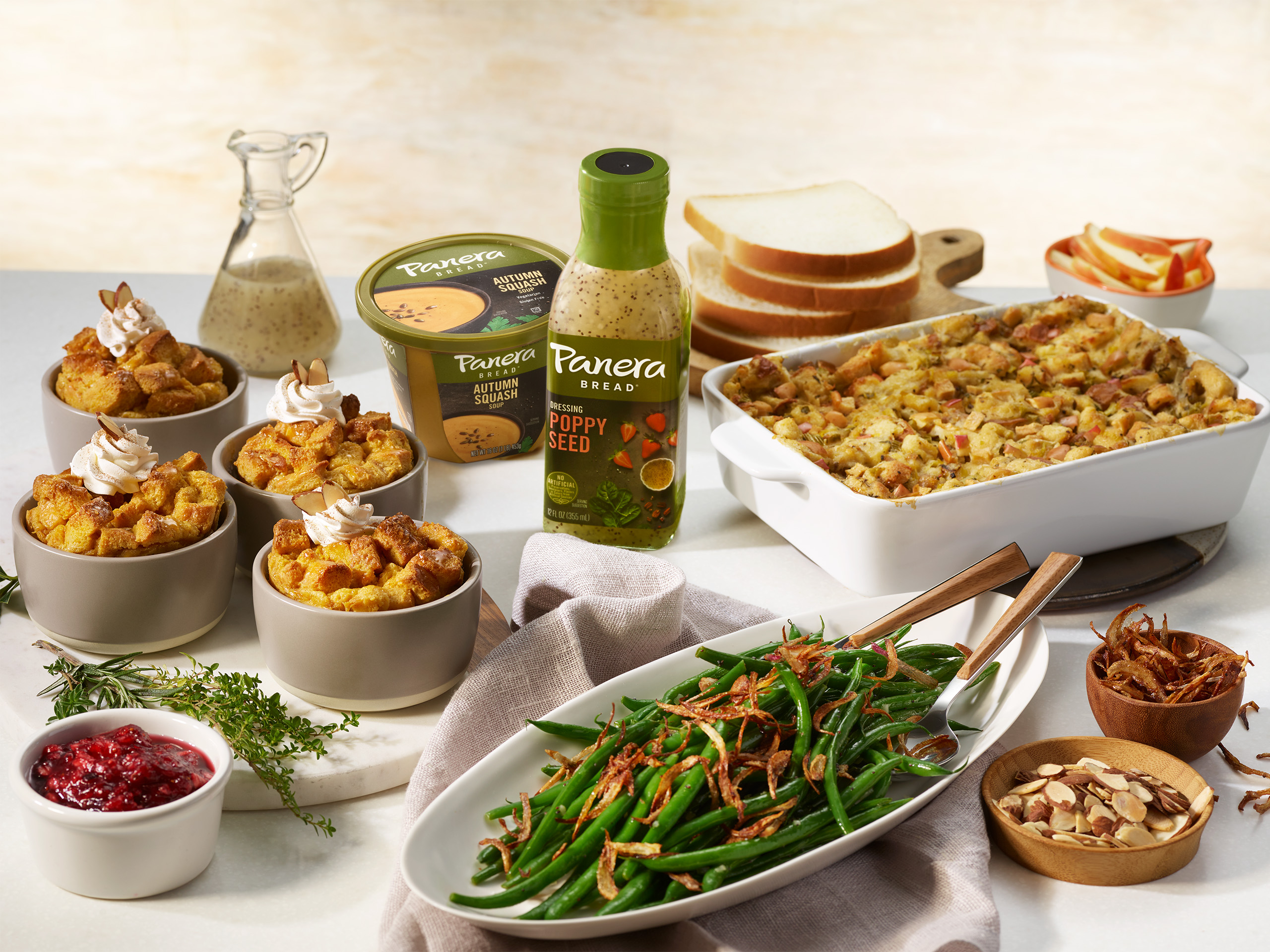 Thanksgiving dishes more flavor in less time. Panera Bread