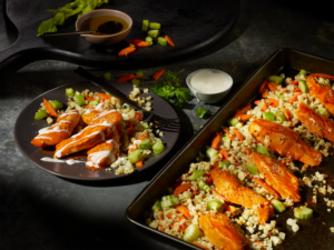 Buffalo Chicken Sheet Pan