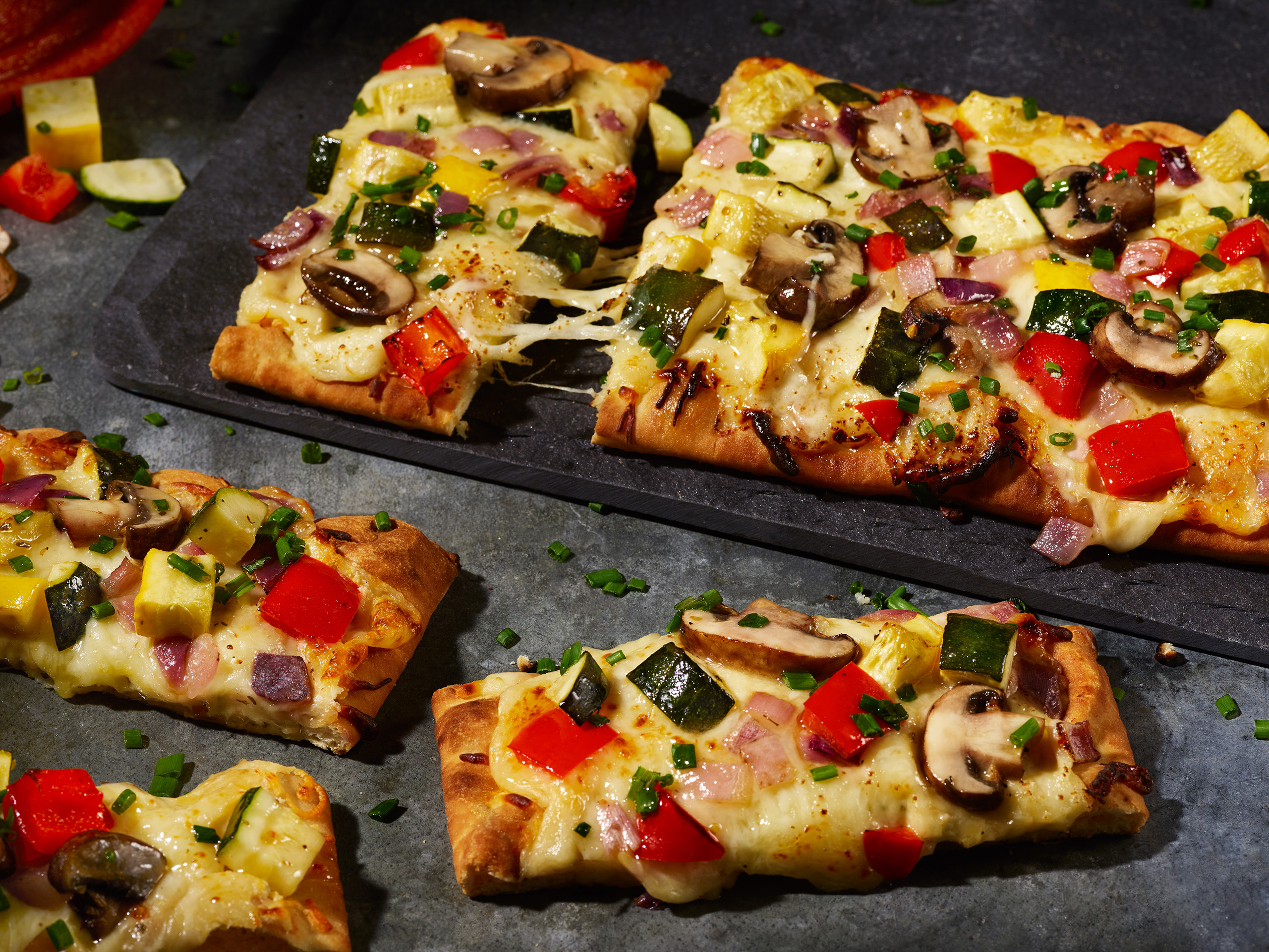 Summer Vegetable Flatbread Pizza | Panera Bread