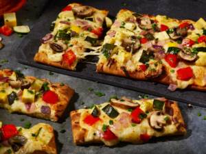 Summer Vegetable Flatbread Pizza