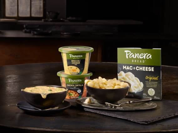 Panera Soup and Mac & Cheese products