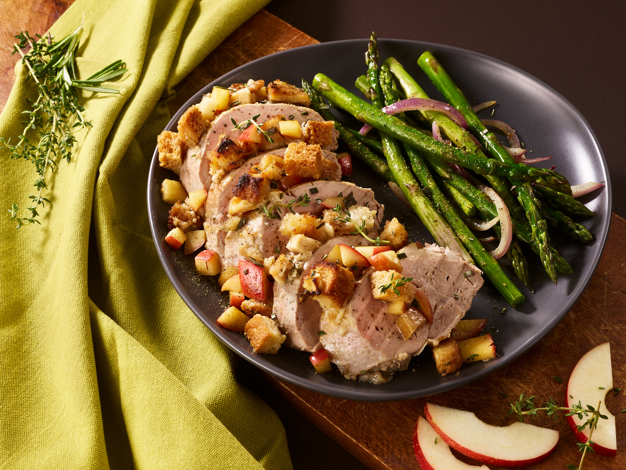 Pork Tenderloin with Sourdough Stuffing | Panera Bread