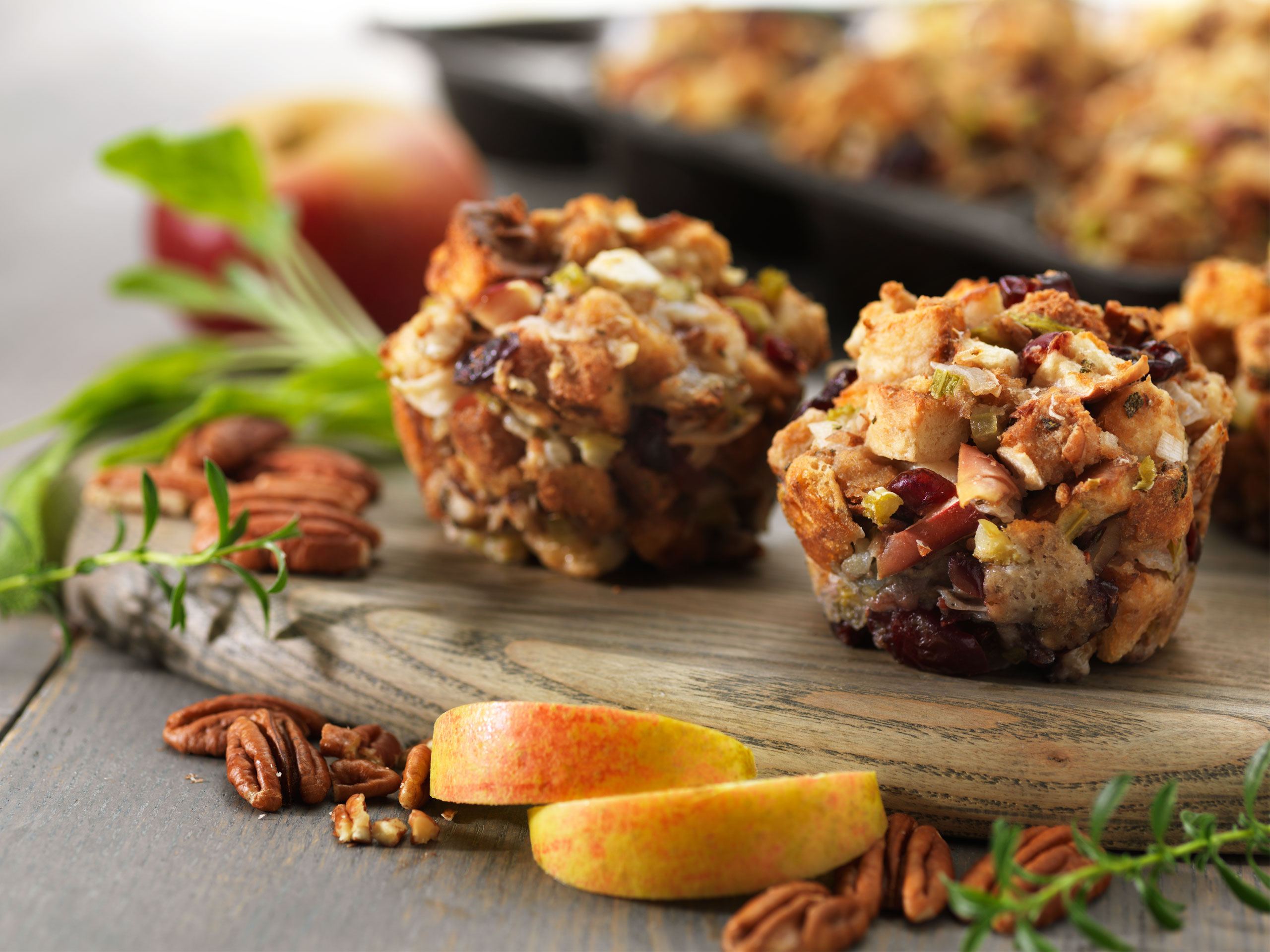 Apple-Cranberry Stuffing Cups | Panera Bread