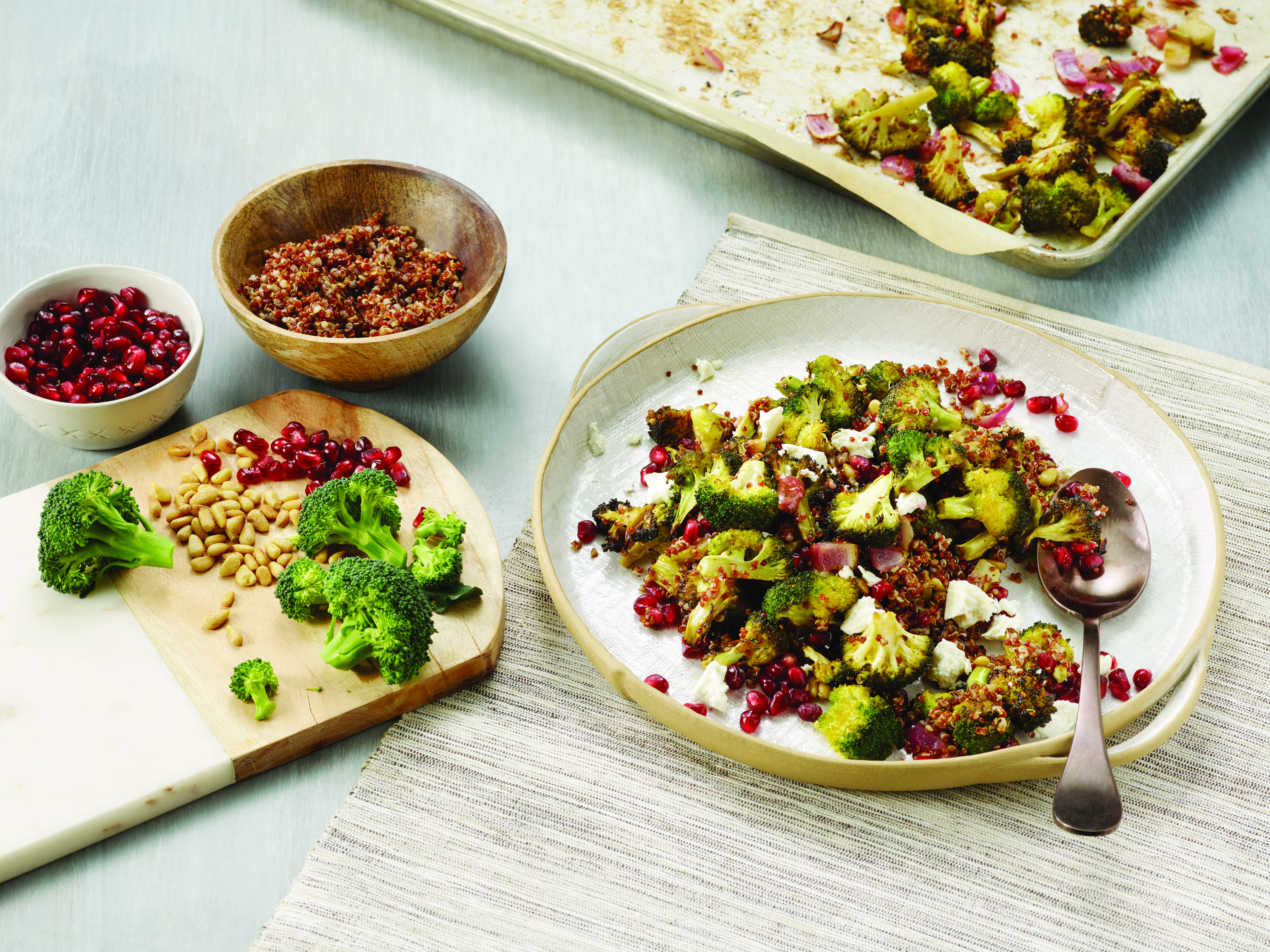 Roasted Broccoli Salad with Pomegranate | Panera Bread