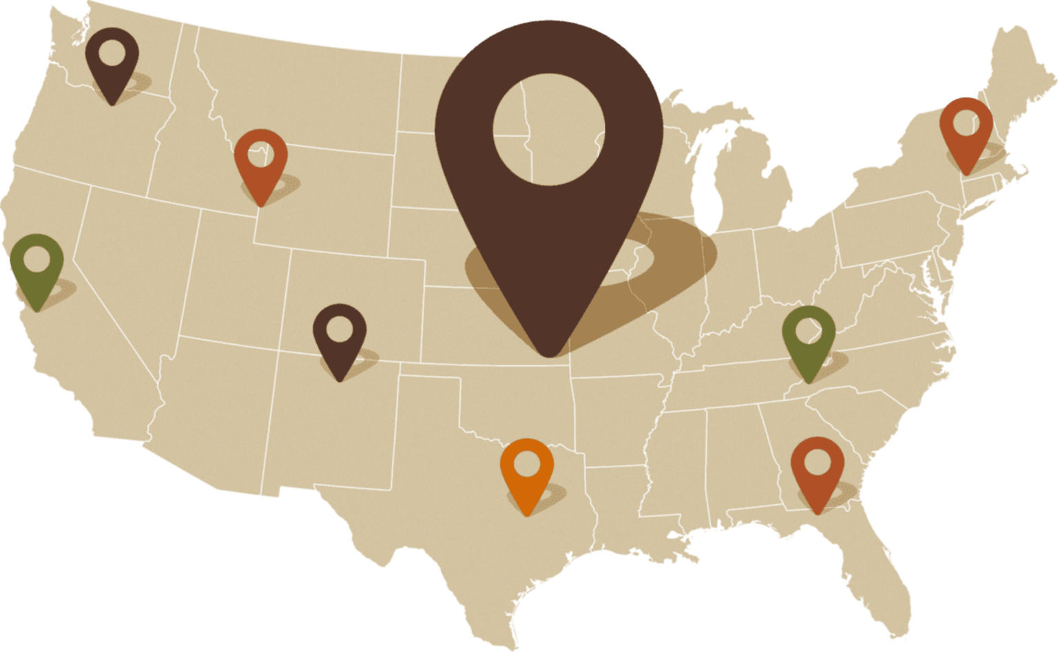 Map USA