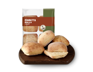 ArtisanBread CiabattaRollsBoard