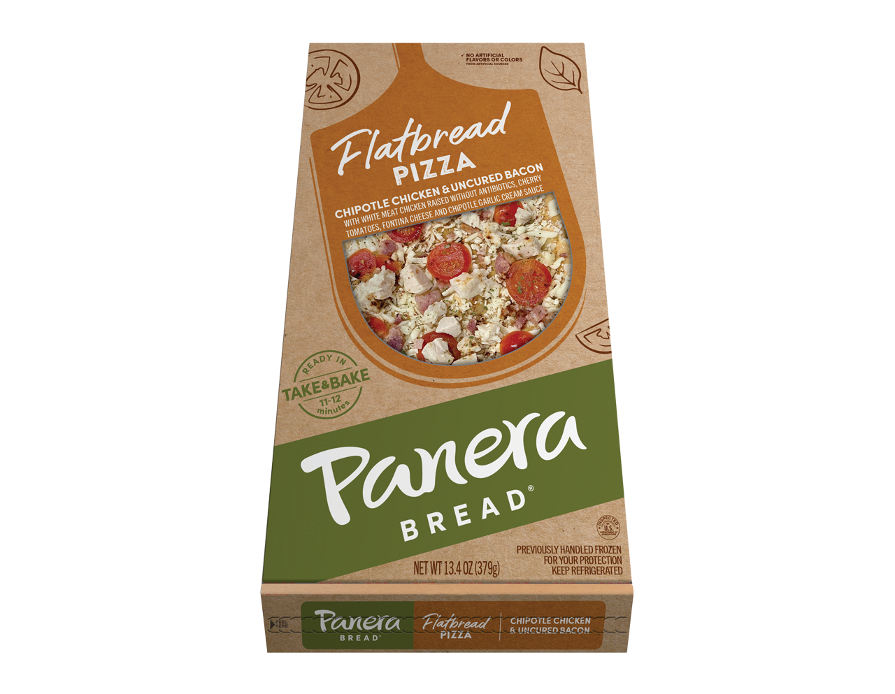 Chipotle Chicken Flatbread Pizza Panera Bread