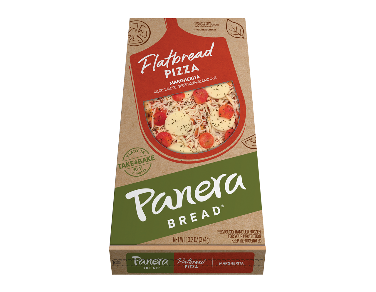 Margherita Flatbread Pizza Panera Bread